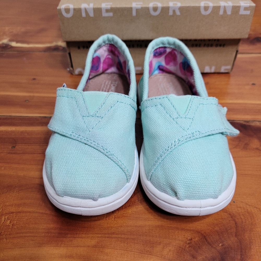 Toms Classic mint canvas